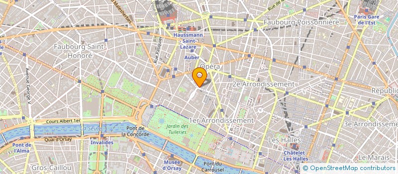 localisation de l'entreprise PROGRESS SA à PARIS