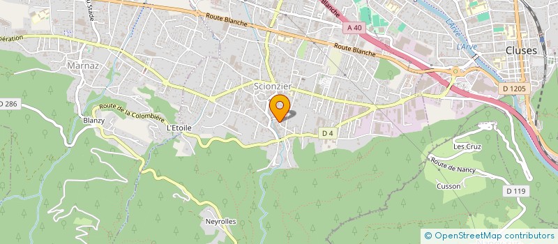 localisation de l'entreprise PROGRESS'SYSTEM à SCIONZIER