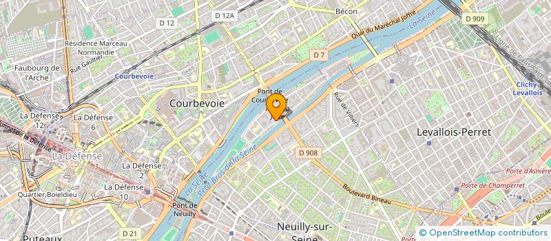 localisation de l'entreprise PROGRESS TEAM CONSULTANTS à NEUILLY-SUR-SEINE