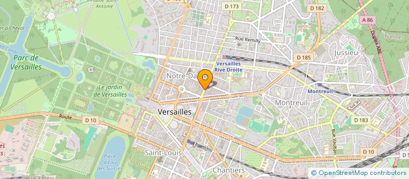 localisation de l'entreprise PROGRESS TIME UP à VERSAILLES