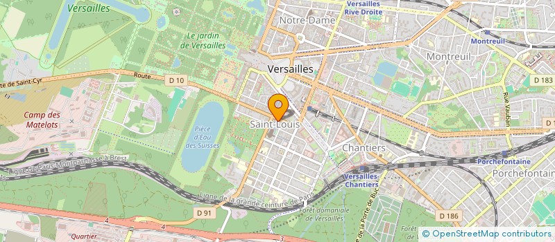 localisation de l'entreprise PROGRESS TIME-UP à VERSAILLES