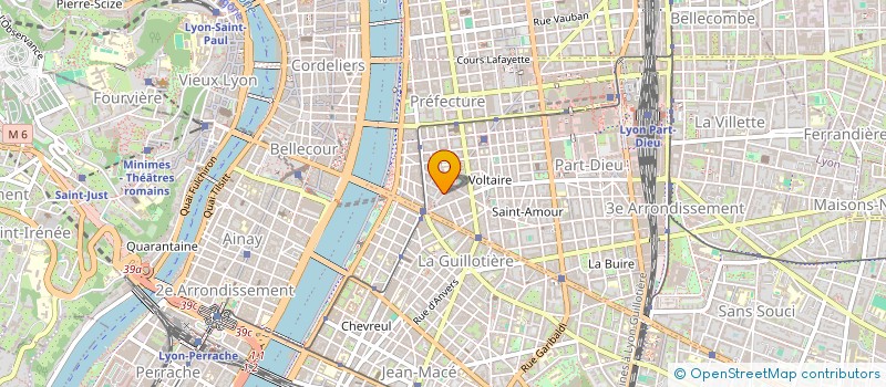 localisation de l'entreprise PROGRESS TIMEUP  LYON 3EME