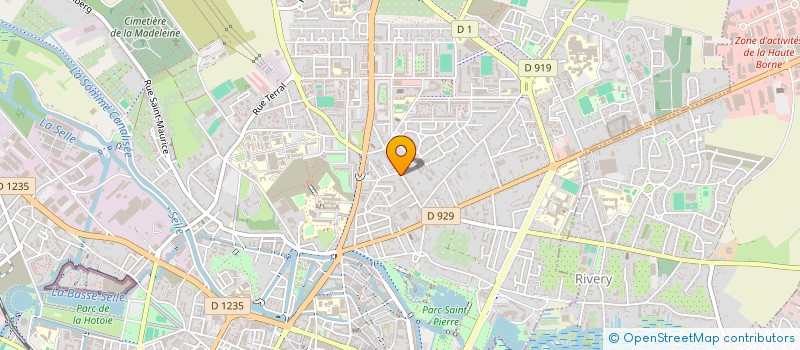 localisation de l'entreprise PROGRESSE à AMIENS