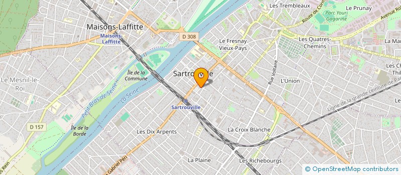 localisation de l'entreprise PROGRESSIA à SARTROUVILLE