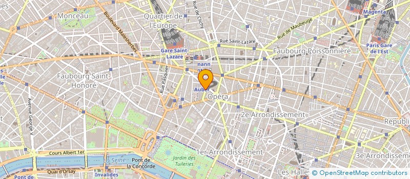 localisation de l'entreprise PROGRESSIO  PARIS