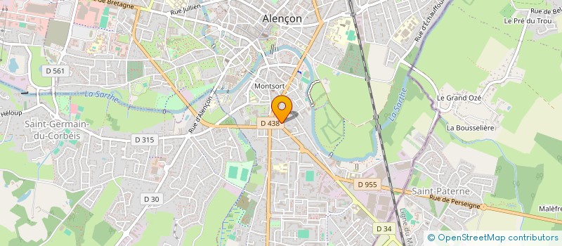 localisation de l'entreprise PROGRESSIO à ALENCON