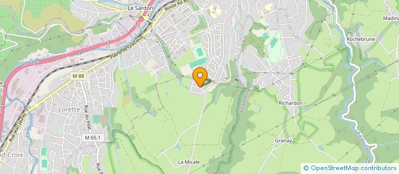 localisation de l'entreprise PROGRESSIVE DRUM SCHOOL  RIVE-DE-GIER