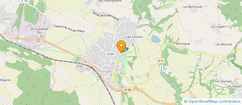 localisation de l'entreprise PROGRESSIVE LEARNING  CHORGES