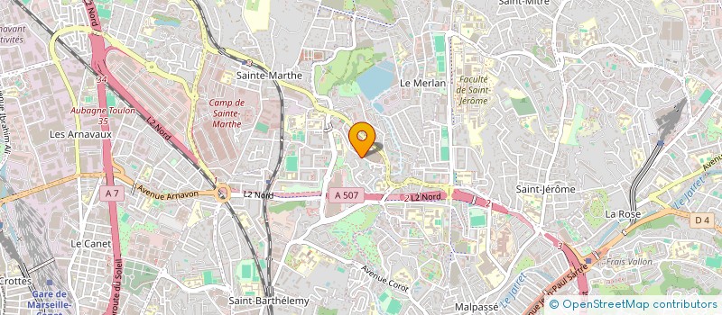 localisation de l'entreprise PROGRESSONS ENSEMBLE à MARSEILLE