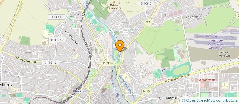localisation de l'entreprise PROGRESSUS à CHARTRES