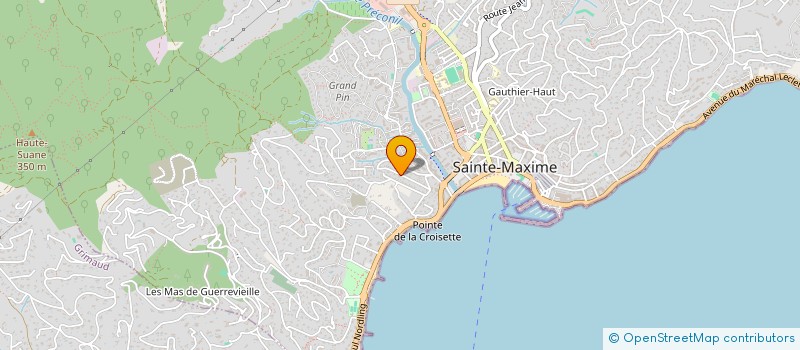 localisation de l'entreprise PROGUENCE à SAINTE-MAXIME