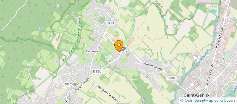 localisation de l'entreprise PROGY  SERGY