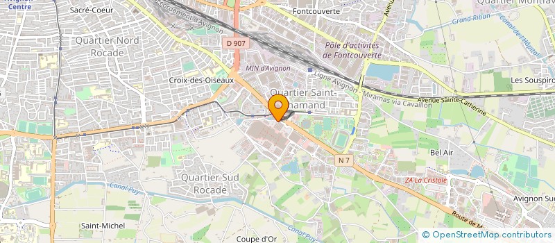 localisation de l'entreprise PROHAL à AVIGNON