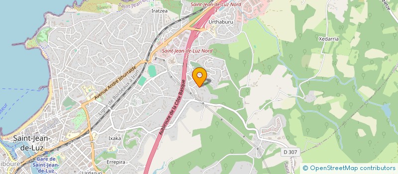 localisation de l'entreprise PROIEKTU à SAINT-JEAN-DE-LUZ