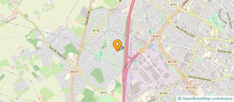 localisation de l'entreprise PROINFO  BONDUES