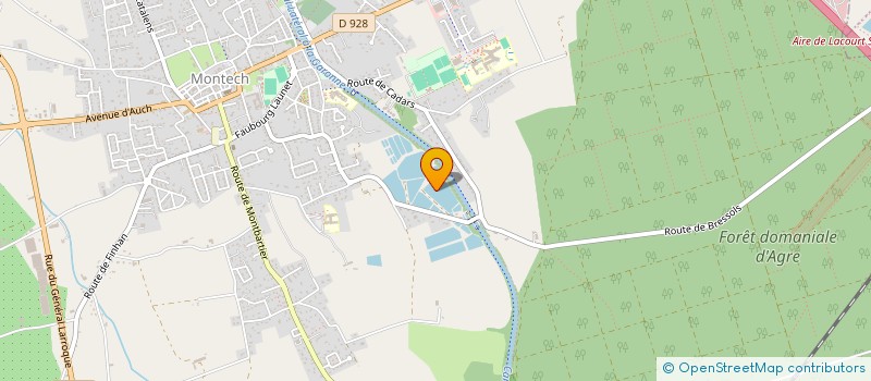 localisation de l'entreprise PROINVEST  MONTECH