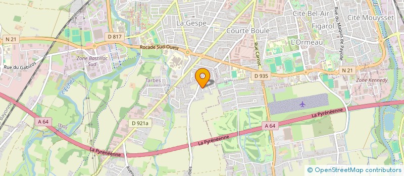 localisation de l'entreprise PROINVEST  ODOS