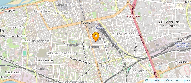 localisation de l'entreprise PROJ 2000  TOURS