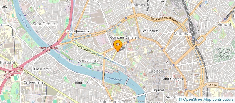 localisation de l'entreprise PROJ'AVENIR à TOULOUSE