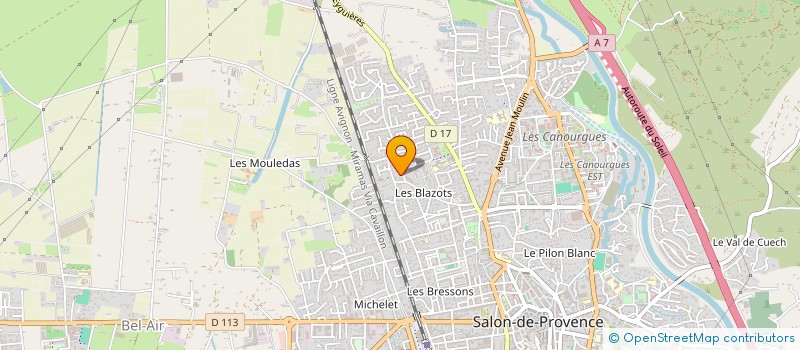 localisation de l'entreprise PROJ GROUP  SALON-DE-PROVENCE