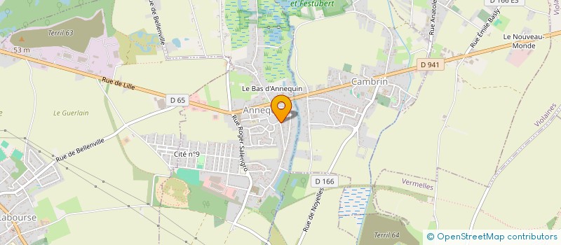 localisation de l'entreprise PROJ'IBAT  ANNEQUIN