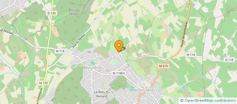localisation de l'entreprise PROJ'INNOV à BEAULIEU