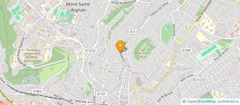 localisation de l'entreprise PROJACTIVE à MONT-SAINT-AIGNAN