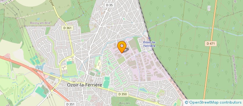 localisation de l'entreprise PROJAIME à OZOIR-LA-FERRIERE