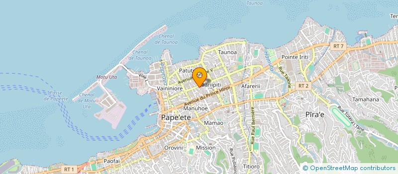 localisation de l'entreprise PROJARDIN à PAPEETE