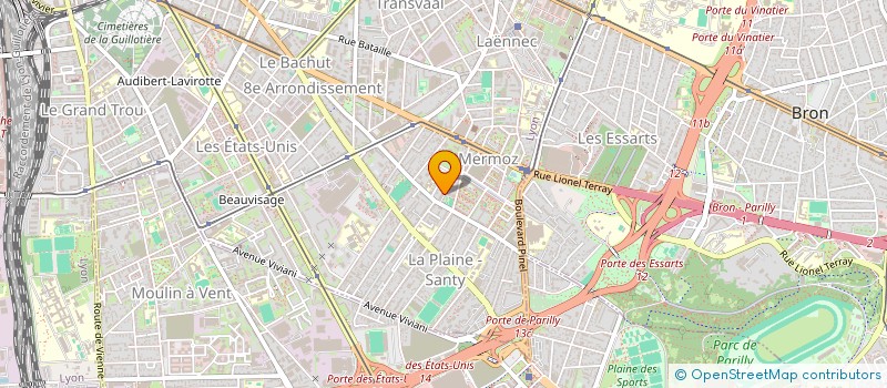 localisation de l'entreprise PROJARIS  LYON