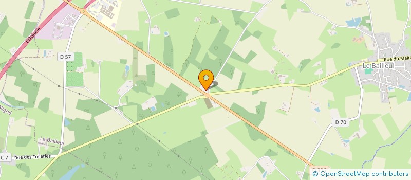 localisation de l'entreprise PROJEC OUATE à BAZOUGES CRE SUR LOIR