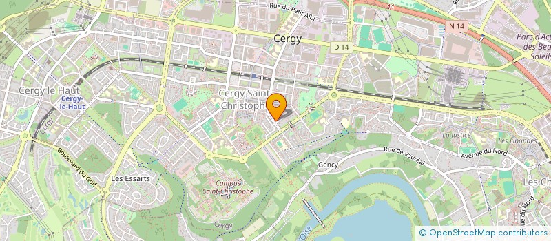 localisation de l'entreprise PROJECT-23  CERGY