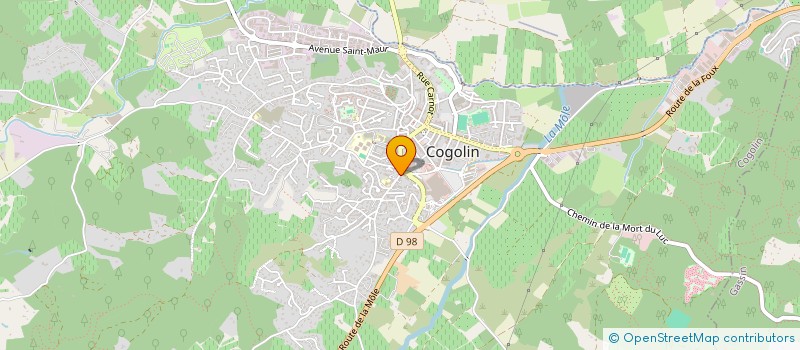 localisation de l'entreprise PROJECT  COGOLIN