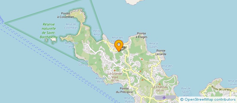 localisation de l'entreprise PROJECT 555 à SAINT BARTHELEMY