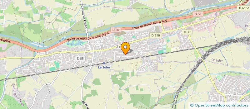 localisation de l'entreprise PROJECT 66  LE SOLER