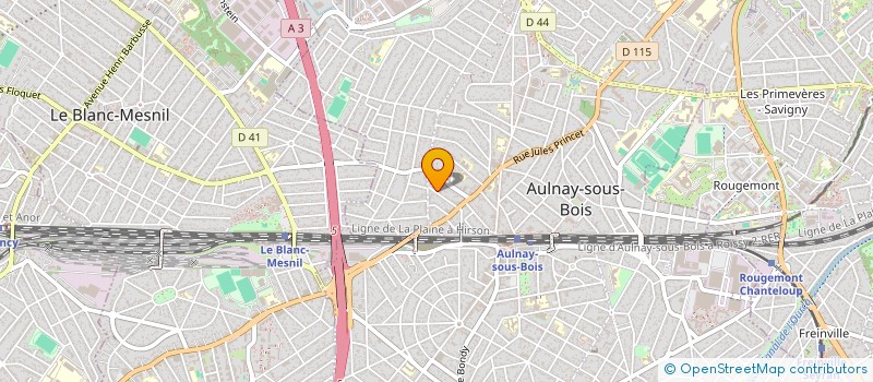localisation de l'entreprise PROJECT 93 à AULNAY-SOUS-BOIS