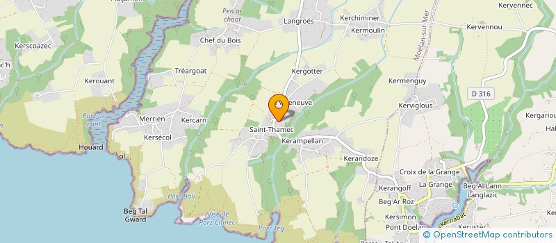 localisation de l'entreprise PROJECT  MOELAN-SUR-MER