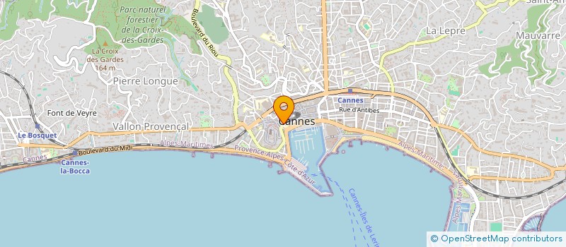 localisation de l'entreprise PROJECT ARTISTIC SYSTEM SOLUTION PROD à CANNES