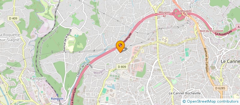 localisation de l'entreprise PROJECT AVENIR 2 à MOUGINS