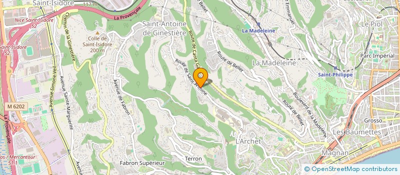 localisation de l'entreprise PROJECT BATIMENT  NICE