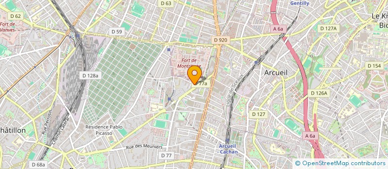 localisation de l'entreprise PROJECT & CO  BAGNEUX