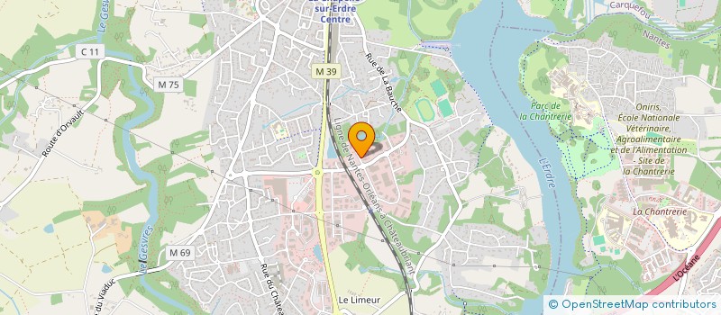 localisation de l'entreprise PROJECT DESIGN & BUILD à LA CHAPELLE-SUR-ERDRE