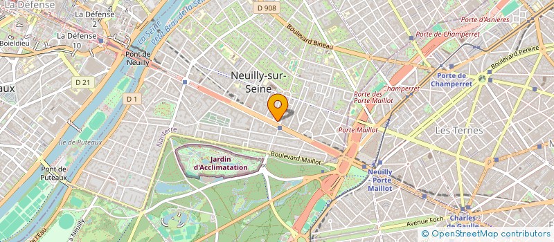 localisation de l'entreprise PROJECT DESIGN & BUILD à NEUILLY-SUR-SEINE
