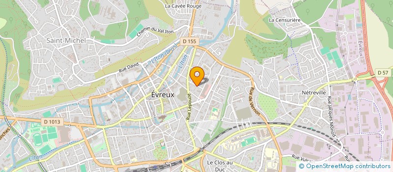 localisation de l'entreprise PROJECT'EURE  EVREUX