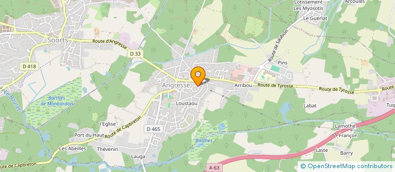 localisation de l'entreprise PROJECT EXPERTS NETWORK  ANGRESSE