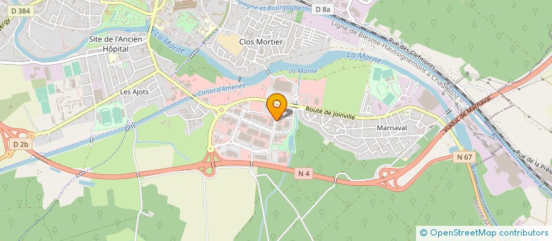 localisation de l'entreprise PROJECT FITNESS à SAINT-DIZIER