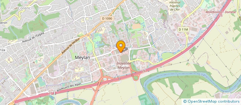 localisation de l'entreprise PROJECT-IMAGES à MEYLAN
