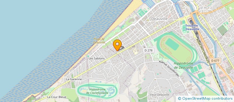 localisation de l'entreprise PROJECT INGENIERIE  DEAUVILLE