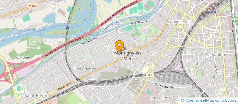 localisation de l'entreprise PROJECT-IP à MONTIGNY-LES-METZ