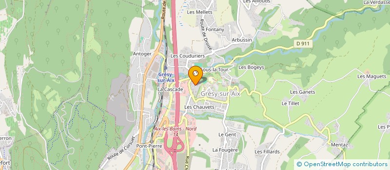 localisation de l'entreprise PROJECT LINE à GRESY-SUR-AIX